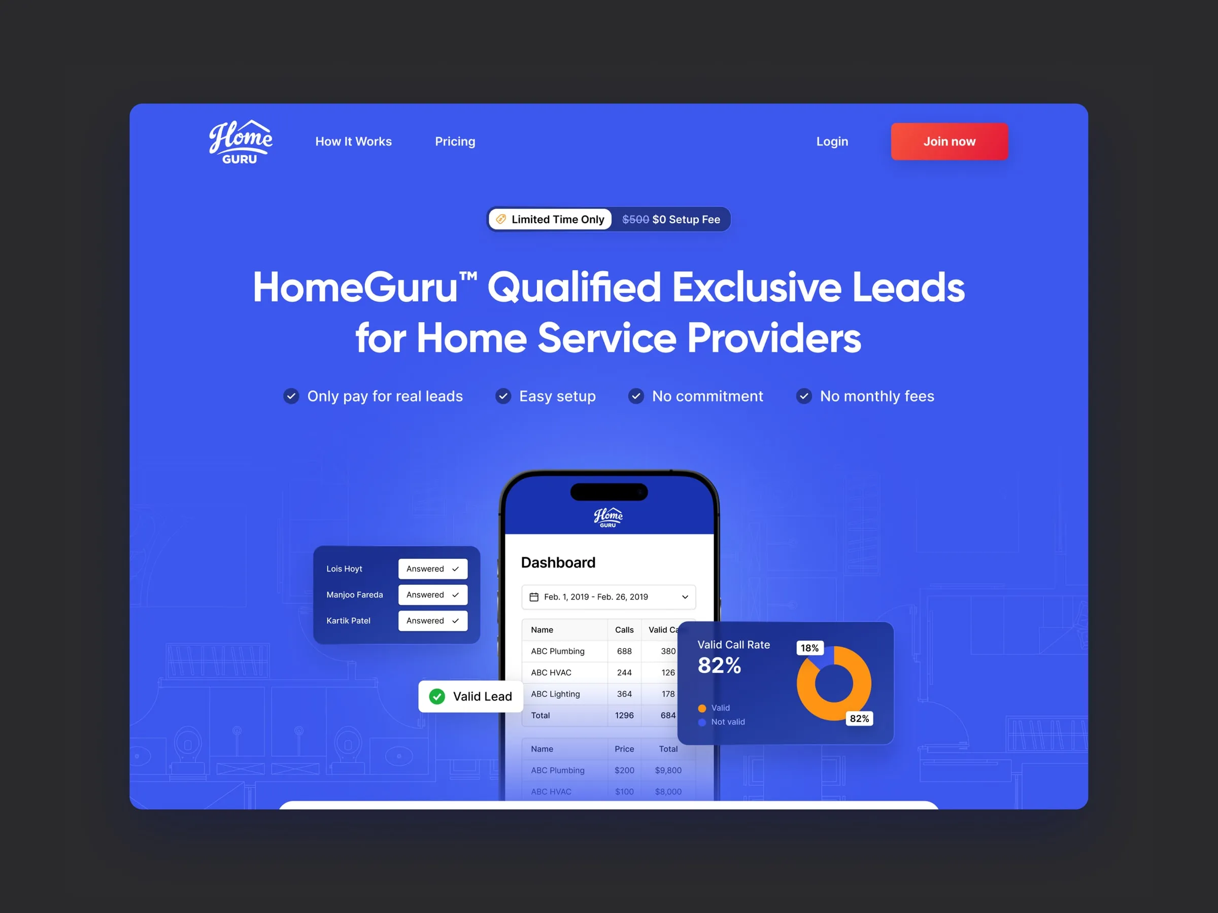 HomeGuru homepage hero