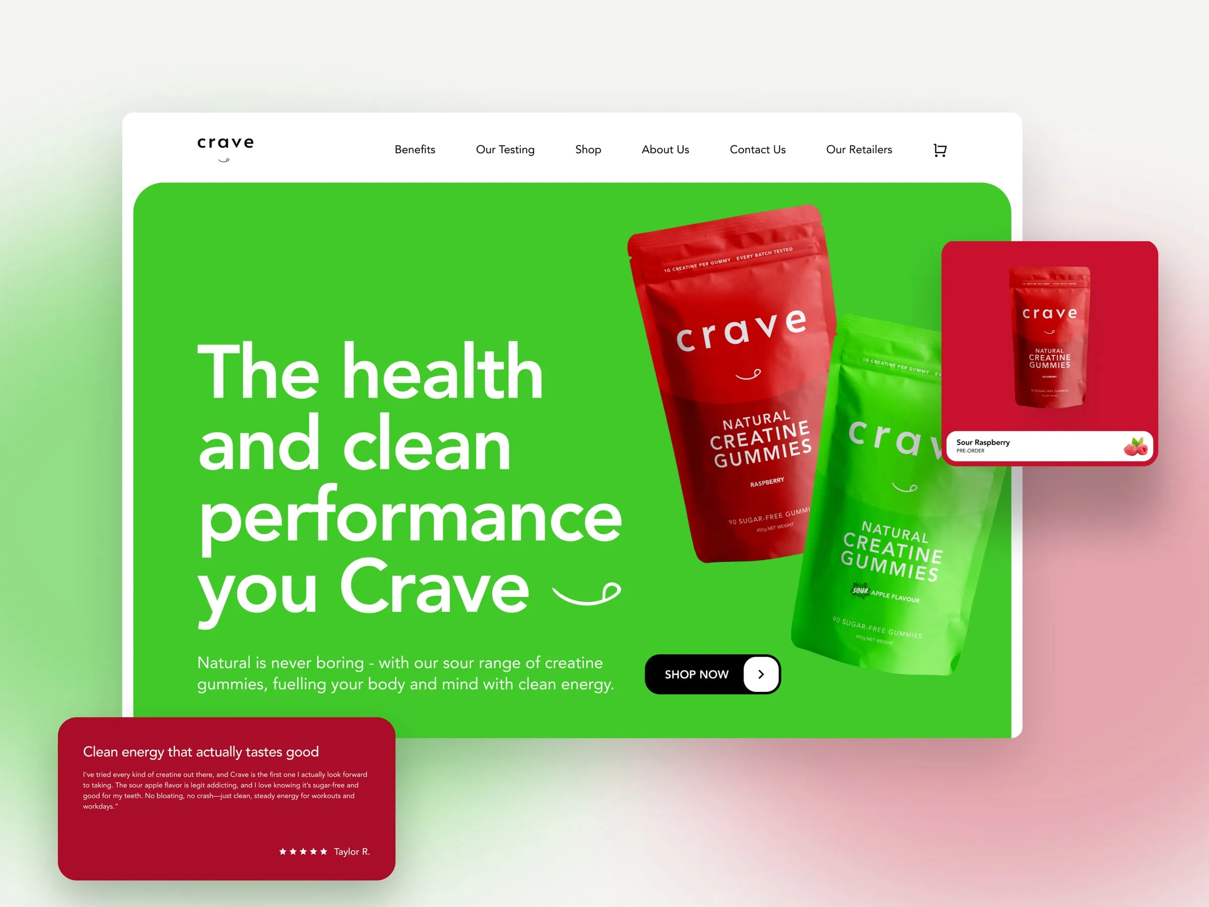 Crave store hero