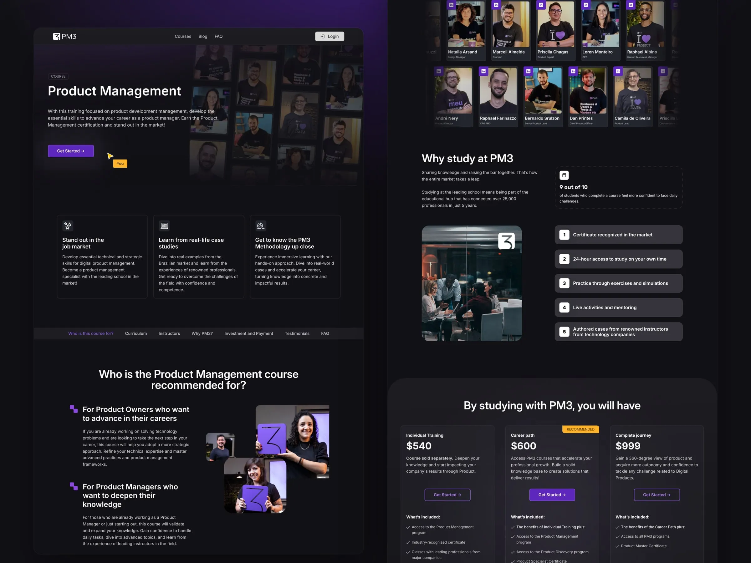 PM3 course page