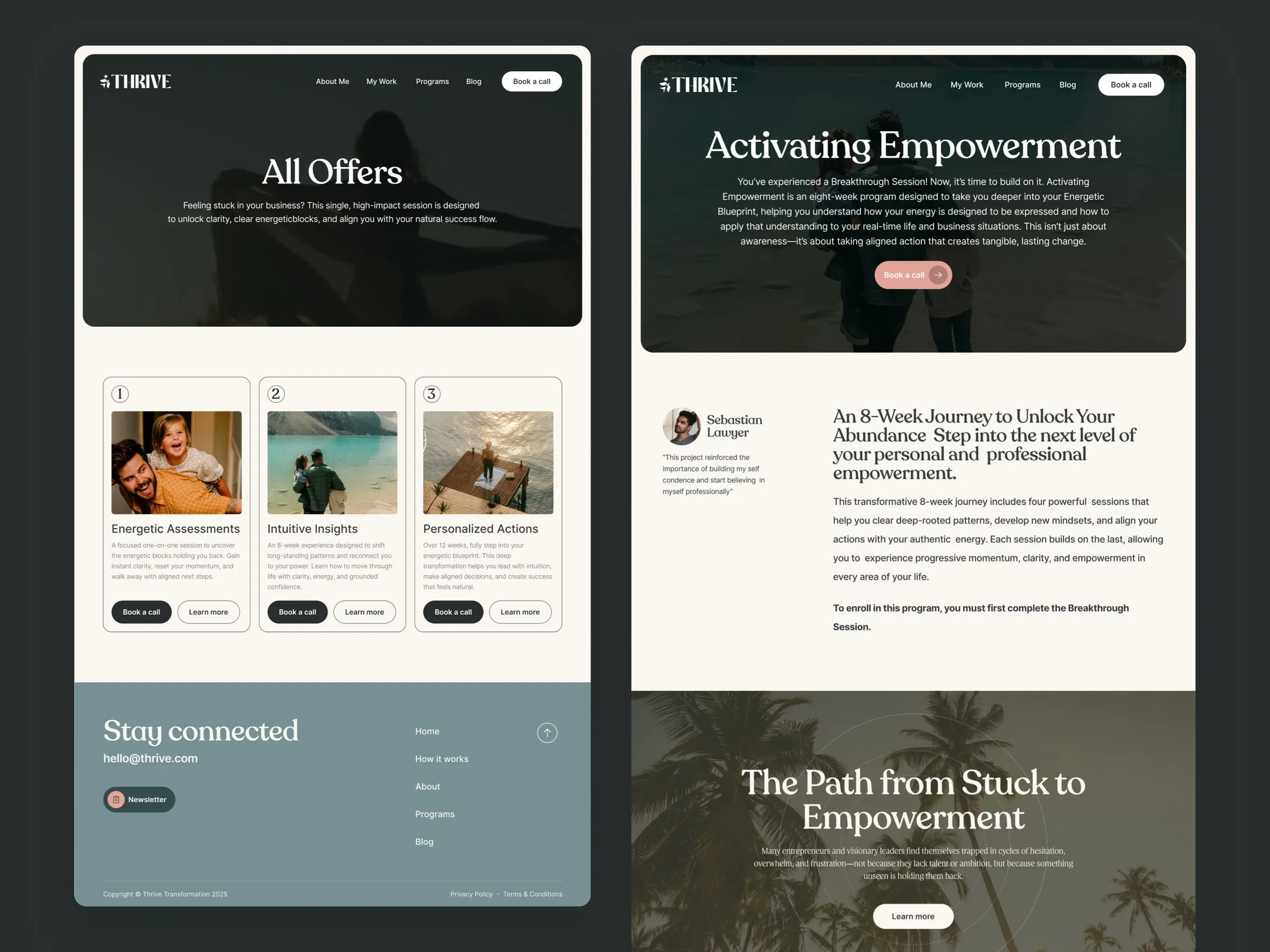 Thrive all offers and program pages
