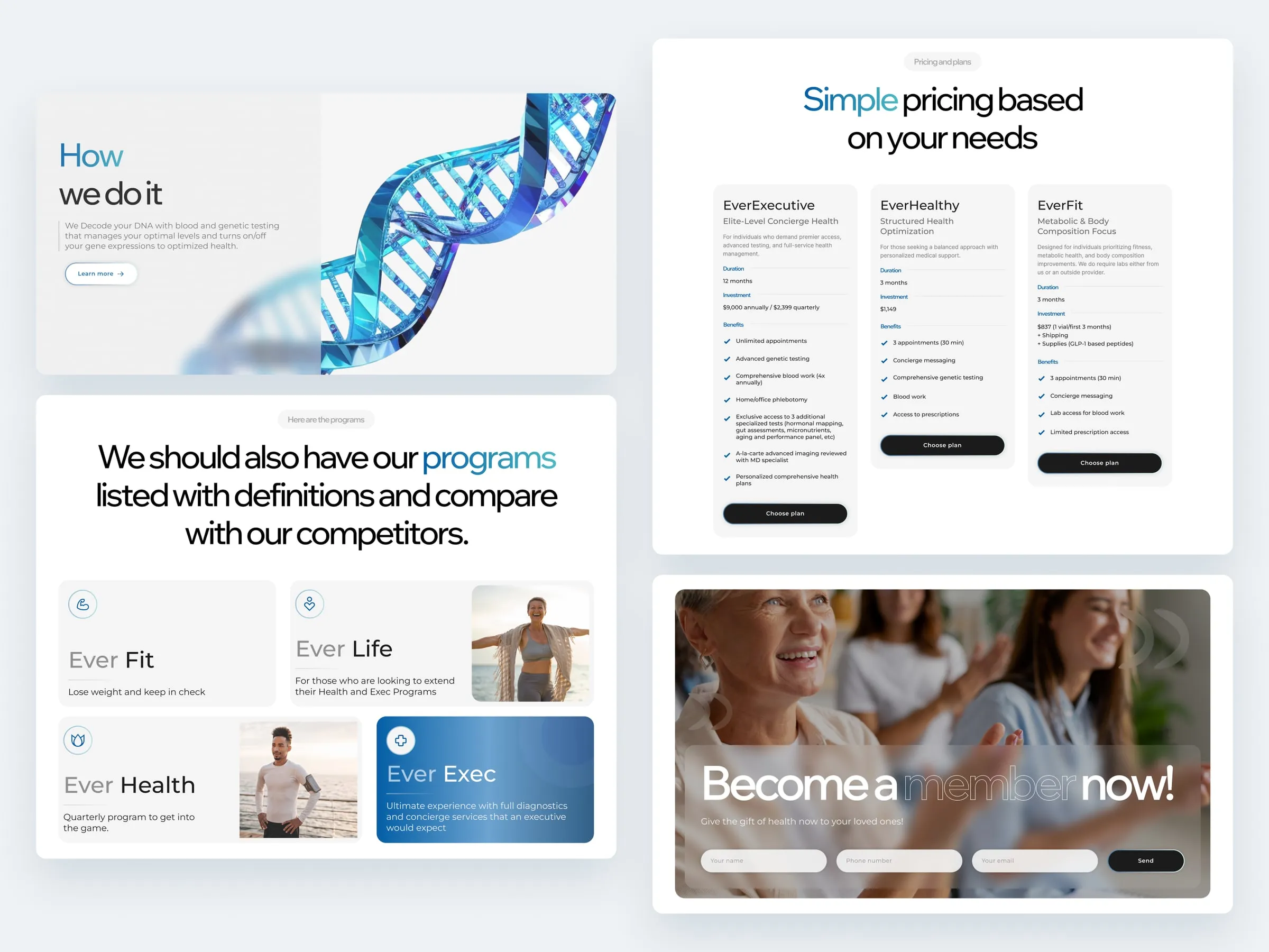 EverSpan Life programs, pricing and membership